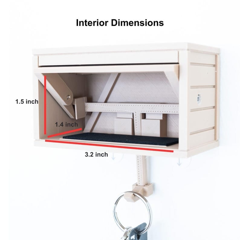 🔥Hot Sale 49% OFF🔥 🚗🔑 Auto Garage Key Holder - Interactive Opening Door