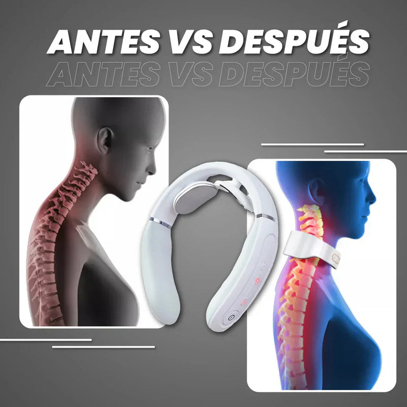 Masajeador Cervicalix Pro 2.0™ + Almohada Quiropráctica + Parches (GRATIS)