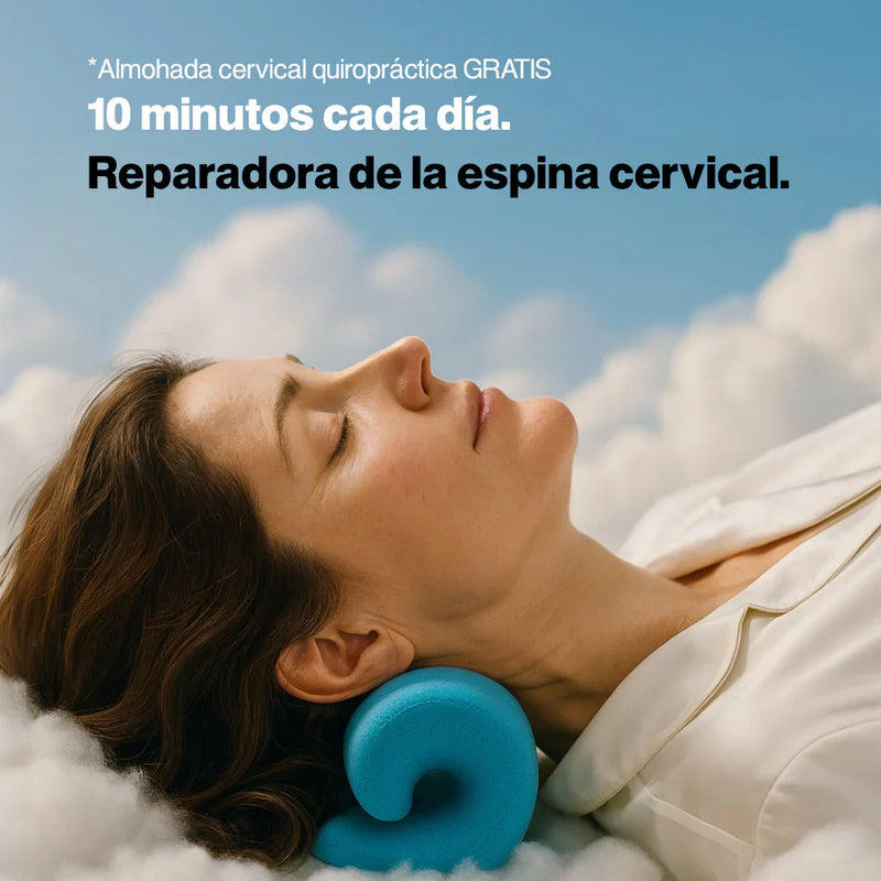 Masajeador Cervicalix Pro 2.0™ + Almohada Quiropráctica + Parches (GRATIS)