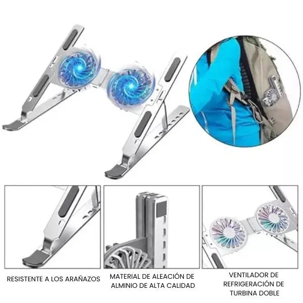 Cooler Portable - Soporte Profesional para Laptop