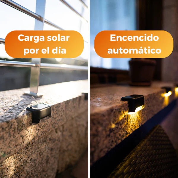 LUZ SOLAR ESCALERA