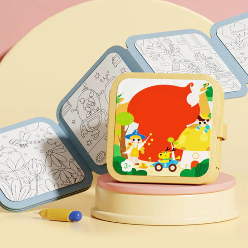 Libro de acuarelas para niños Doodle