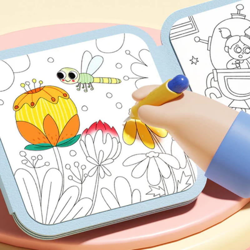 Libro de acuarelas para niños Doodle