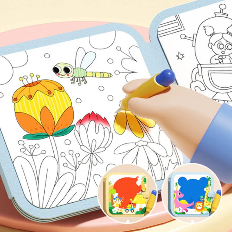 Libro de acuarelas para niños Doodle